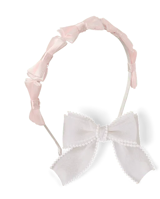 Girls Bow 2-Piece Hair Set - On Pointe